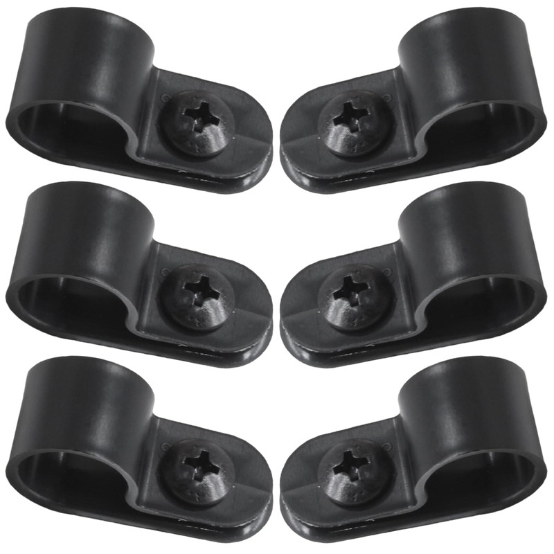 vibedor 60 Pcs R-Type Cable Clip Wire Clamp, 1/2 Inch