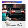 SCUARI Car Light Bulb Socket,LED Bulbs Socket,Car Accessories 1157 LED