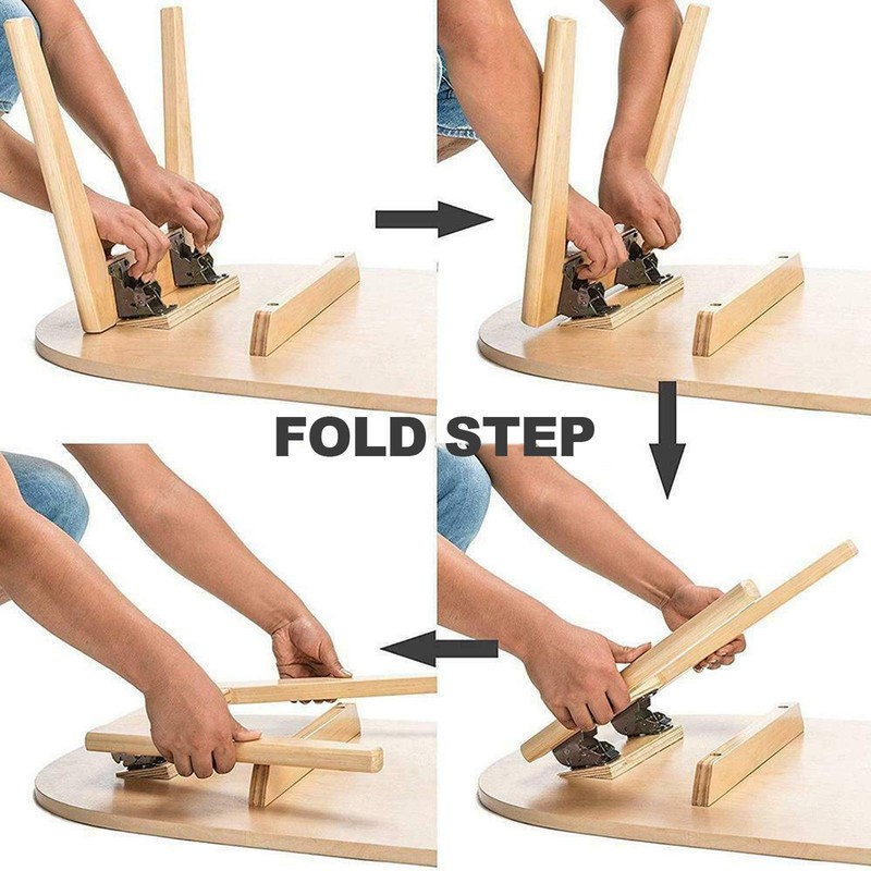 8 Pack Table Leg Folding Brackets Lock Extension Support Bracket