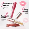 Set De Labiales Labiales Perlados Larga Duracion Pintalabio