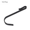 sourcing map 10pcs Stainless Steel J Shaped Hooks, Clip-on Hook