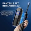 Cepillo de dientes eléctrico con sensor de presión, negro
