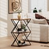 IRCPEN 3-Tier End Table Set of 2, Narrow Side Table,