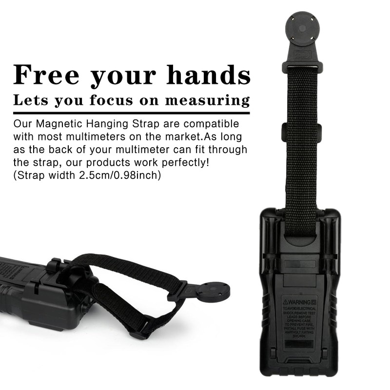 Multimeter Magnetic Hanging Strap,Multifunctional Magnetic Strap Kit for Fluke Digital