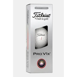 Titleist Pro V1x Golf Balls (White, 3pk, Enhanced Alignment) 1 Sleeve 2025