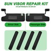 Sun Visor Repair Kit for Jeep Wrangler JK JKU 2007-2017