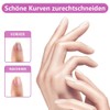 Funalix Nagelfeilen, 12 Stück doppelseitige Schmirgelbretter Nagelfeilen, Nagelstyling-Werkzeuge, waschbares Nagelfeilen-Set,