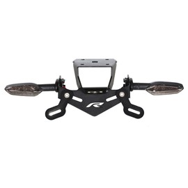 License Plate Holder Rear Fender Eliminator Tail Tidy LED Indicator Turn Signal Blinker Kit Compatible with YZF-R15 V3 YZF R15 2017 2018 2019 2020 2021 (Smoke)