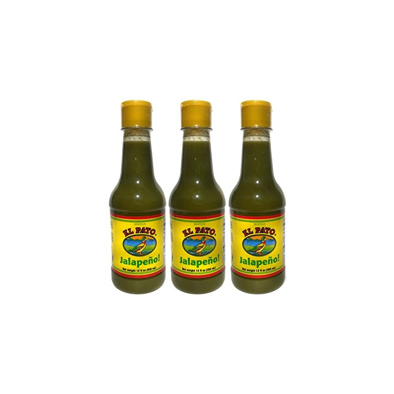 El Pato Green Jalapeno Hot Sauce Medium 12 fl oz