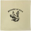 Azeeda 40cm x 40cm 'Beware Of Dog German Shepherd '