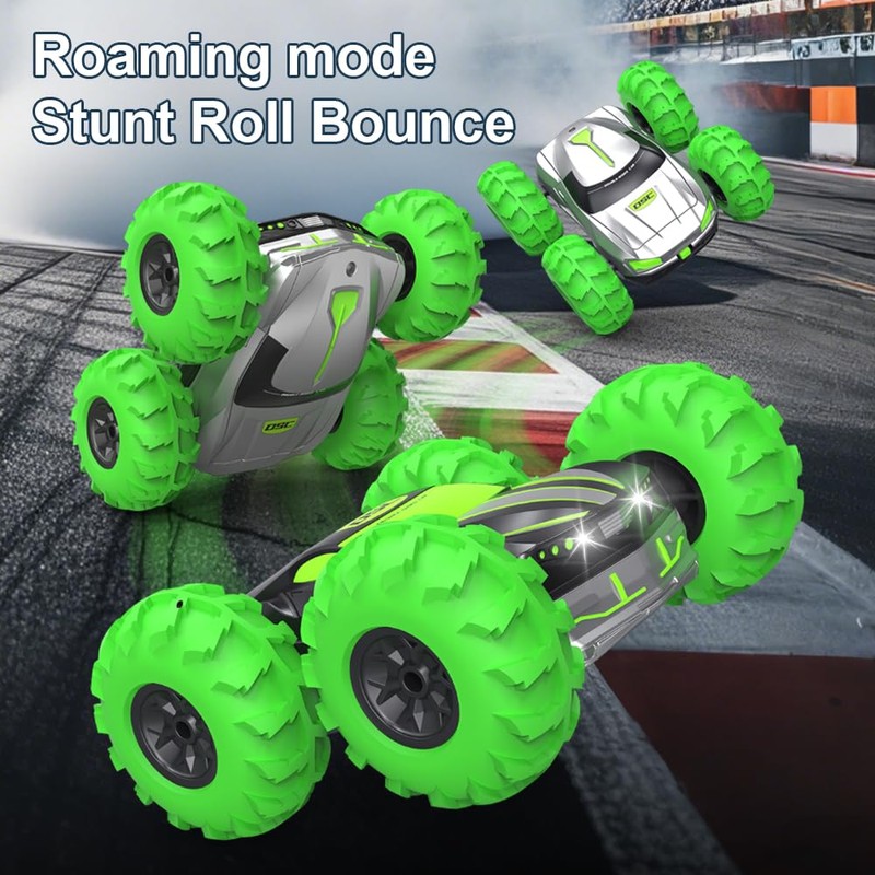 3T6B Remote Controlled Car, 4WD RC Stunt 360° Flip with