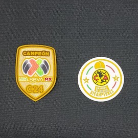 America Clausura 24 Bicampeon Futbol Soccer Patch - Specification: Bicampeon Woven
