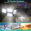 Solar Powered Outdoor Wall Lamps Motion Sensor Separate Solar Panel