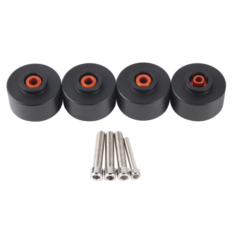 4pcs CNC Front &amp; Rear Fork Wheel Frame Slider Crash