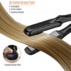 LOVANI Mini Flat Iron, Tourmaline Ceramic Small Hair Straightener, Dual