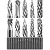 Sworker 20 Pcs Carbide Burr Set 1/8" Shank Compatible with