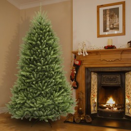 National Tree Company Artificial Full Christmas Tree, Green, Dunhill Fir, Includes Stand, 6.5 Feet
