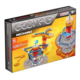 Geomag 721 Mechanics Building Set, Multicolor, for 3 years to 8 years, 86 Pieces