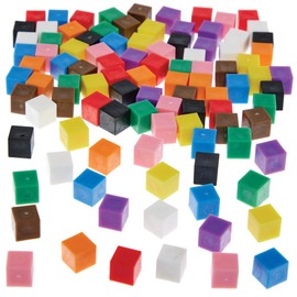 Baker Ross FN537 Centimetre Cubes - Pack of 100, STEM, Science, Maths and Learning Aids for Kids and Schools