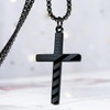 ZRAY American Flag Cross Necklace for Men Patriotic Jewelry Stainless