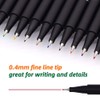 TWOHANDS TWOHANDS Fineliner Stifte Set,24 Farben Bullet Journal Stifte,Filzstifte mit