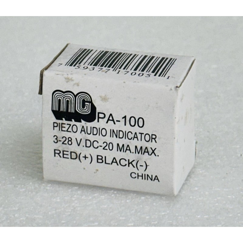 MG PA-100 Piezo Audio Indicator 3-28 V.DC-20 MA.MAX