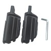 Estriberas para motocicleta y pasajero (Style-D-Metta Negro)