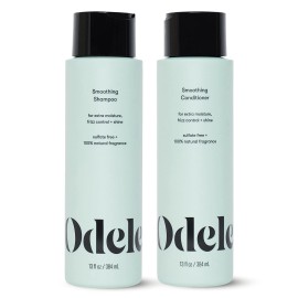 Odele Smoothing Shampoo and Conditioner 13 Fl Oz Pack of 2 Frizz Control Shine
