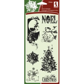 Inkadinkado Holiday Silhouettes Clear Stamps by Inkadinkado