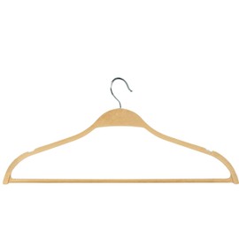 50 Pack Heavy Duty Wood-Like Plastic Hangers | Slim, Non Slip Design with 360° Rotatable Anti Rust Hook | Thin Hangers for Clothes | Heavy Duty, Space Saving for Closet, Adult Clothes, Coat, Suit