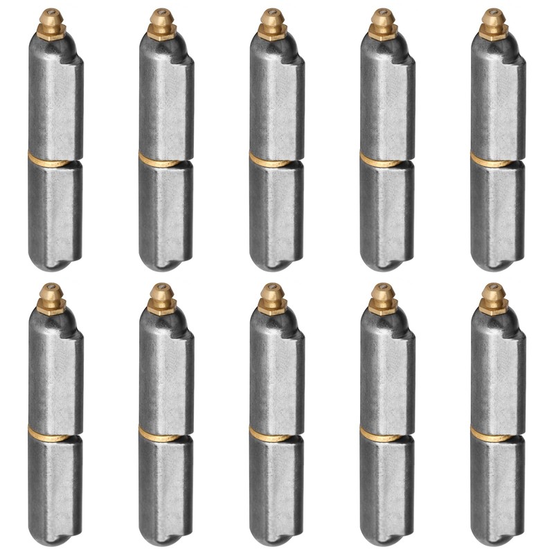 MOUNTAIN_ARK 10 Pack 3-1/8" x 1/2" Weld On Bullet Hinges