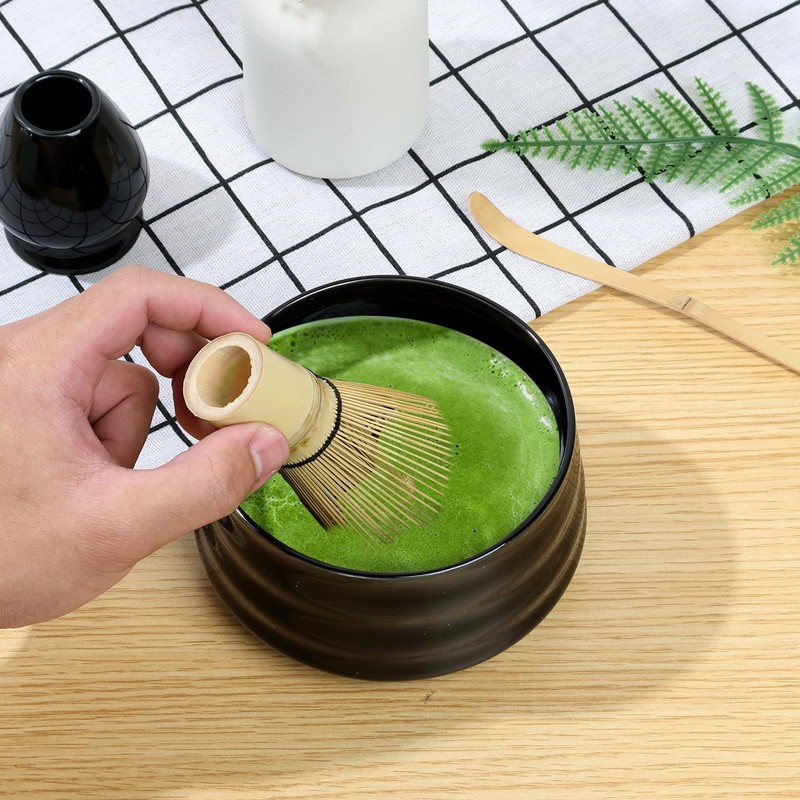 Matcha Whisk Set, Matcha Whisk and Bowl with Pouring Spout,