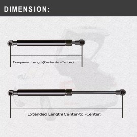 Unbranded 2X Rear Trunk Lift Supports Struts For Ford Contour Mercury Mystique 1994-2004