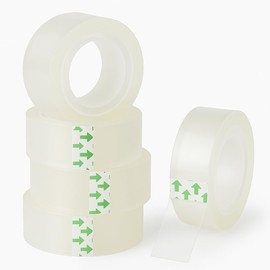 YGM Clear Packing Tape Refills The Office Supplies Fashion Classroom Must Haves School Supplies Packing Tape Dispenser Desk Accessories & workspace Organizers Shipping Tape School Trans Tape (5)