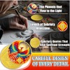 AtSKnSK Phoenix of Light 9 Year Sobriety Coin, Phoenix Nine