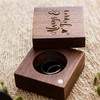 MUUJEE Always and Forever Ring Box - Engraved Wooden Ring