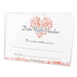 Date Night Vouchers - Promise Cards - His Hers Partner Birthday Gift Valentines Stocking Filler His Hers