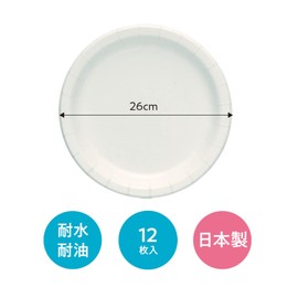 Nippon Dixie Super Plate Value 10.2 inches (26 cm), 12 Sheets