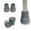 Crutch Tips, Replacement Medical Drive Cane Tips, 7/8 Inch, Gray,