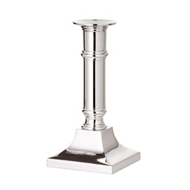 EDZARD Candlestick Kent, height 6,3 in, silver plated, tarnish protected