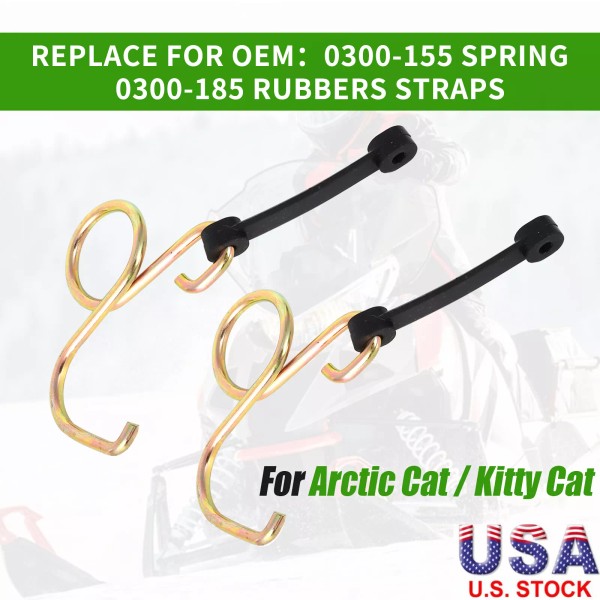 Unbranded For Kitty Cat Arctic Cat 2PCS Snowmobile Hood Hold
