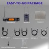 KOMISON UHF Stereo Wireless in Ear Monitor System, Wireless IEM
