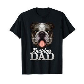 Dog Papa Shirt Bulldog Dad Gifts English Bulldog Gifts T-Shirt