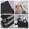42 Pcs Graduation Hat Decorations Kit Includes 20Pcs Purple Decorative