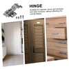 COHEALI 4pcs Silent Hydraulic Soft Close Cabinet Hinges for Aluminum