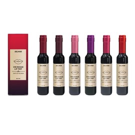 Nanyaciv 6 Colores/Lápiz Labial Mate Vino, Tinte Labios Impermeable Larga Duración, Brillo Labios Hidratante, Maquillaje para Manchas Labios, Regalo para Mujeres, Niñas, Novi