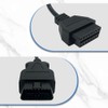 OBD2 Extension Cable 49.21FT Male to Female Diagnostic Extender Adapter