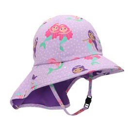 Zoocchini Baby/Toddler Cape Sunhat - Mermaid (2-4Y)