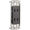 Panasonic WTL13523HK Double Outlet with Embedded Door (with Metal Frame)