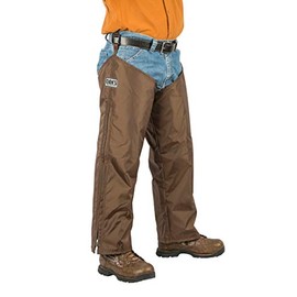 High-N-Dry Briarproof, Waterproof, Brush Protector Chaps, Made in U.S.A. (Brown, L-28/30)
